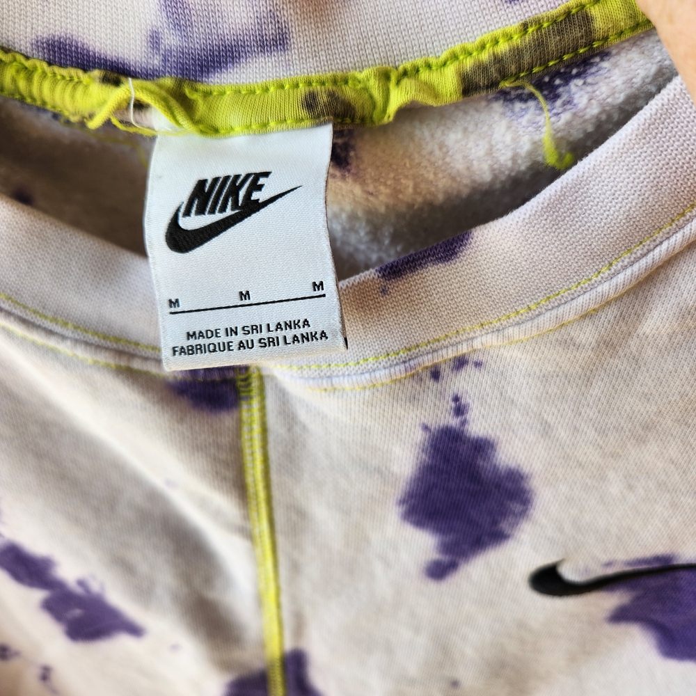 Nike Women's Purple Tie-Dye Sweatshirt - Picture 5 of 7